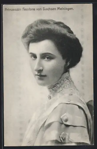 AK Prinzessin Feodore von Sachsen-Meiningen