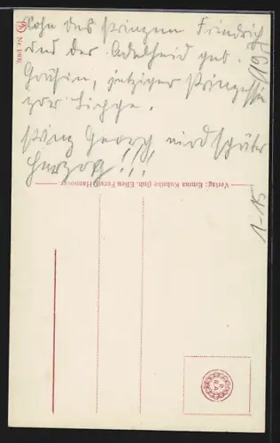 AK Prinz Georg von Sachsen-Meiningen sitzt in Uniform auf dem Stuhl