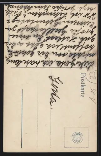 AK Gemahlin des Herzogs Georg von Meiningen