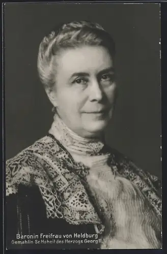 AK Baronin Freifrau von Heldburg im Porträt