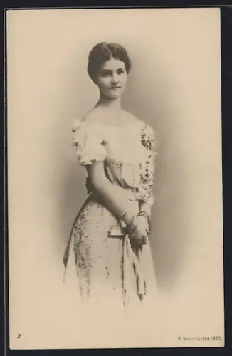 AK Grossherzogin Caroline von Sachsen-Weimar-Eisenach