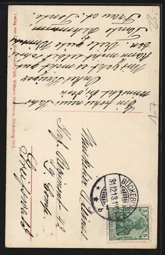 AK Prinz Stephan zu Schaumburg-Lippe mit zwei französischen Bulldoggen