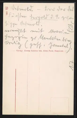 AK Prinz Julius Ernst von Schaumburg-Lippe in Uniform