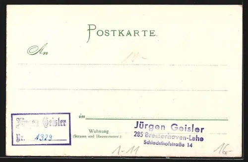 AK Portrait von Heinrich XIV. Fürst von Reuss j. L. in Uniform