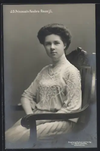 AK Prinzessin Feodora Reuss