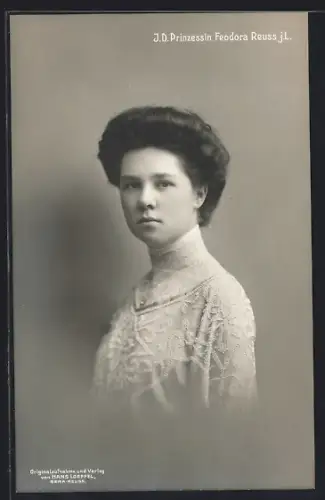 AK Prinzessin Feodora Reuss j. L.