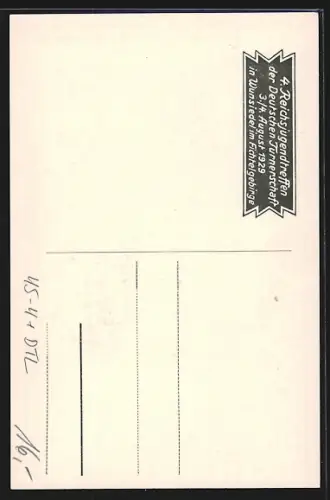 AK Wunsiedel, 4. Reichsjugendtreffen der Deutschen Turnerschaft 1929, Katharinenberg