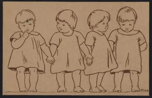 AK Freiberg / Sachsen, Blumentag 1911, Für unsere Kleinsten