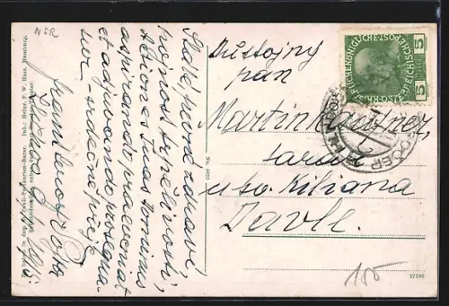 AK Hamburg, Moderne Verkehrsmittel, Zeppelin, Eisenbahn, Zentralbahn, Hochbahn