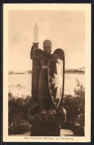 AK Hamburg-Neustadt, Der Eiserne Michael, Nagelung 1915