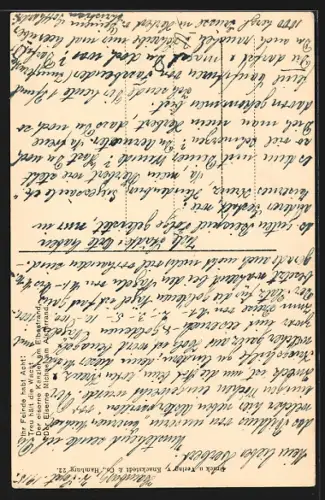 AK Hamburg-Neustadt, Der Eiserne Michael, Nagelung 1915