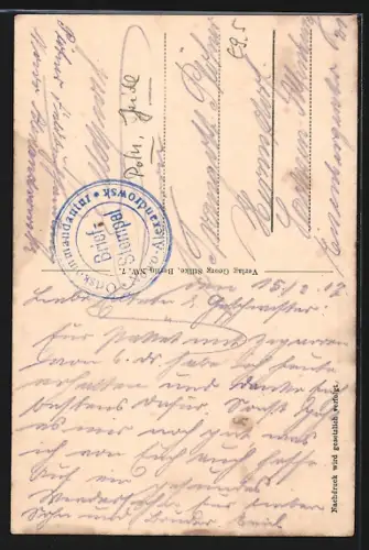 AK alter polnischer Jude im Portrait