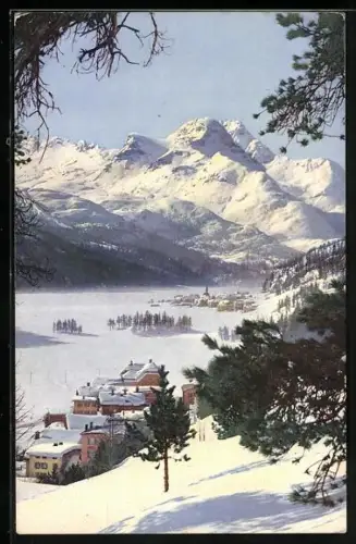 AK Campfèr, Teilansicht mit Silvaplana