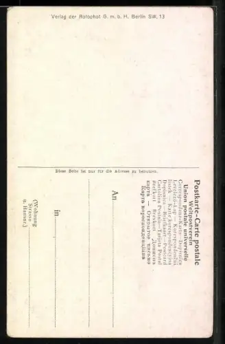 AK Goldene Hochzeit 1906, Porträts Grossherzog Friedrich von Baden in Uniform mit seiner Gemahlin