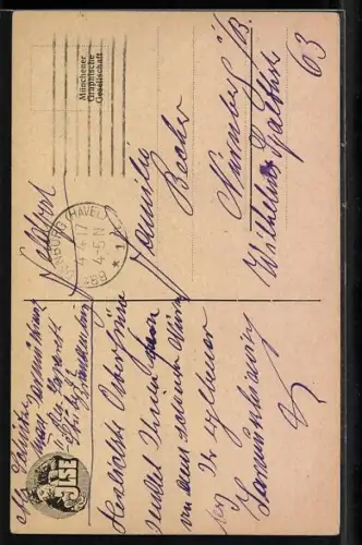 AK Prinz Leopold von Bayern in Uniform mit Helm, Eisernes Kreuz