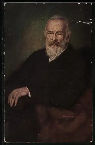 Künstler-AK Prinzregent Luitpold von Bayern im Porträt