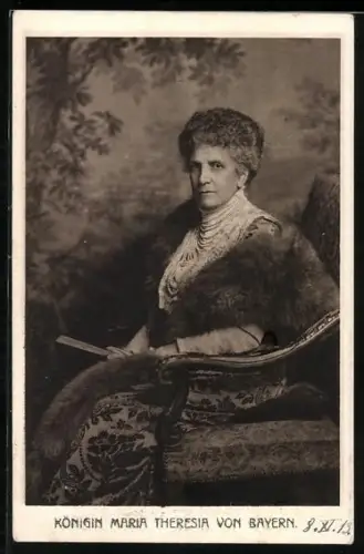 AK Königin Maria Therese von Bayern