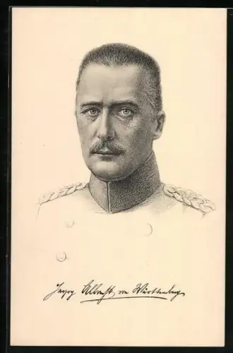 AK Portrait Herzog Albrecht von Württemberg in Uniform