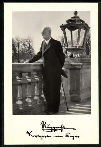 Foto-AK Portrait von Kronprinz Rupprecht von Bayern