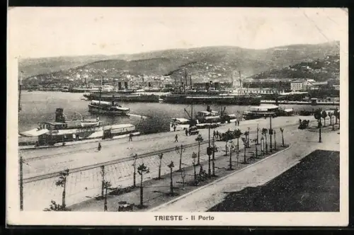 AK Trieste / Triest, il Porto, Motiv aus dem Hafen