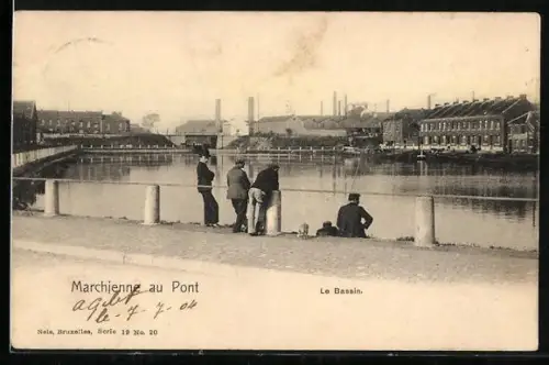 AK Marchienne au Pont, Le Bassin