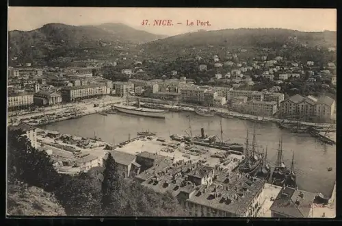 AK Nizza, Le Port, Hafen
