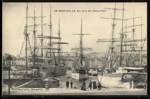 AK Marseille, Un coin du Vieux-Port