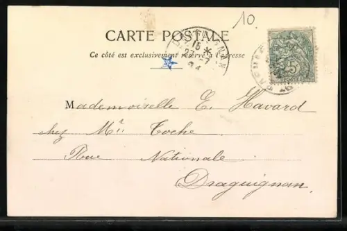 AK Saint-Raphaël, le port et vue sur Fréjus