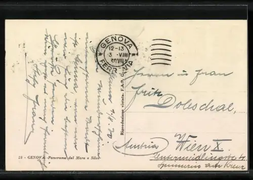 AK Genova, Panorama dal Mare e Silos