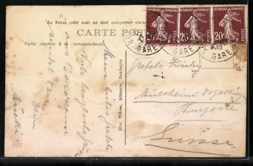 AK Bordeaux, Vue Génsserale du Bassin à Flot