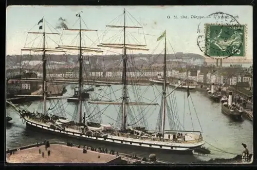 AK Dieppe, L`Avant-Port, Hafen