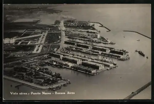 AK Buenos Aires, Puerto Nuevo, Vista aérea