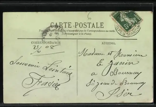 AK Menton, Le Port et la Frontiére