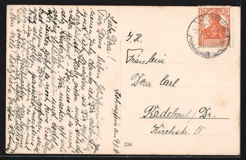 AK Hohnstein /Sächs. Schweiz, Bahnhofsberg, Gasthaus zum Stern