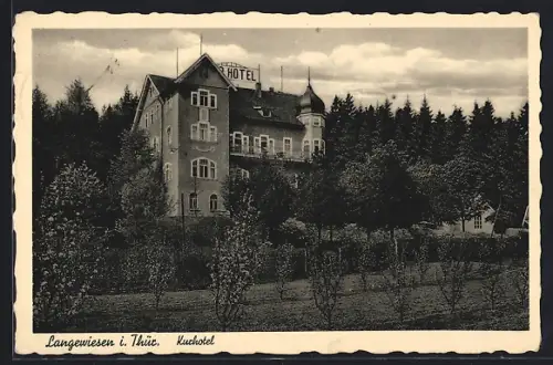 AK Langewiesen i. Thür., Kurhotel, Bes. Paul Janocha