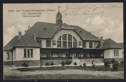 AK Ohrdruf, Truppenübungsplatz des XI. Armeekorps, Offizier-Speiseanstalt