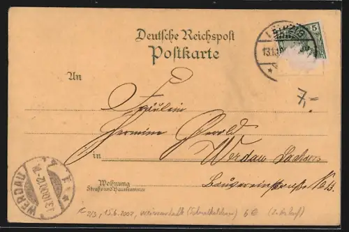 AK Leipzig, Neues Theater bei Nacht