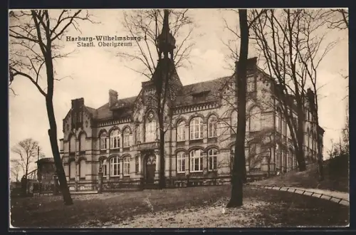 AK Hamburg-Wilhelmsburg, Staatliches Oberlyzeum
