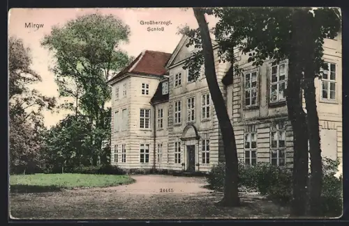 AK Mirow / Mecklenburg, Ansicht vom Grossherzogliches Schloss