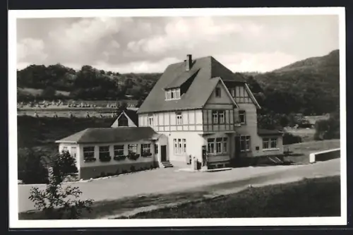 AK Kirschweilerbrücke, Ansicht vom Gasthaus Weis
