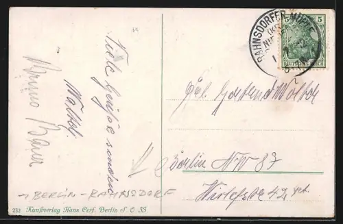 AK Berlin-Rahnsdorf, Rahnsdorfer Mühle