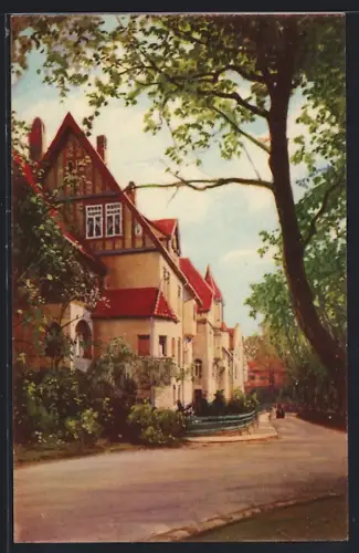 Künstler-AK Coburg, Alexandrinenstrasse