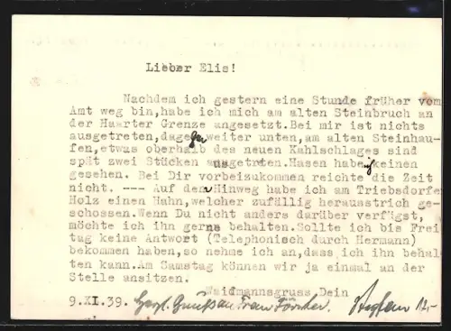 AK Coburg, Vierstöckiges Gebäude, Stempel Den Kämpfer der Front stützt Du, daheim