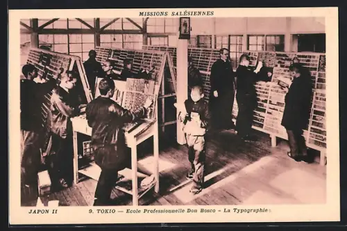AK Tokio, Ecole Professionelle don Bosco, La Typographie