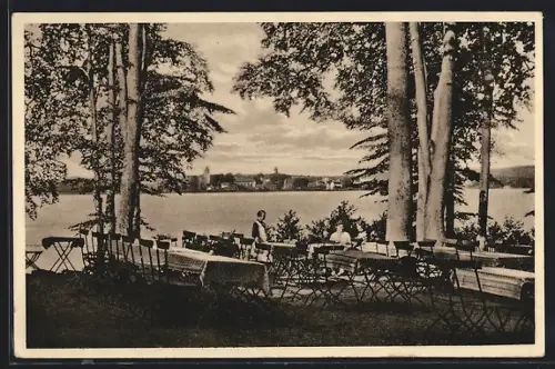 AK Ratzeburg i. Lbg., Gasthof Kurhaus Waldesruh, Bes. Frau Erna Heuer