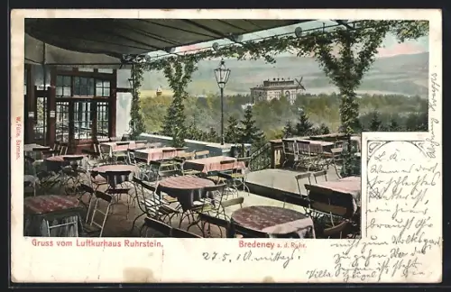 AK Bredeney a. d. Ruhr, Luftkurhaus Ruhrstein Hotel und Pension, Besitzer W. Hartmann