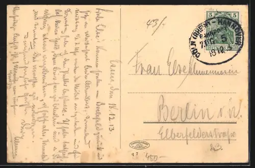 AK Essen, Partie am Bernewäldchen