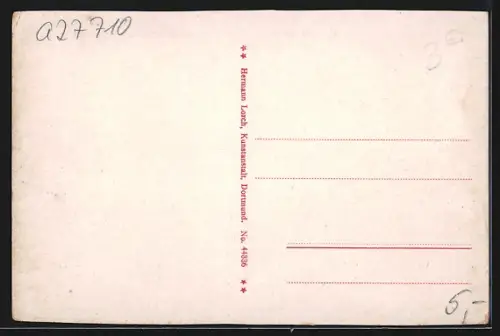 AK Steele a. d. Ruhr, Ortsansicht mit Ruhr