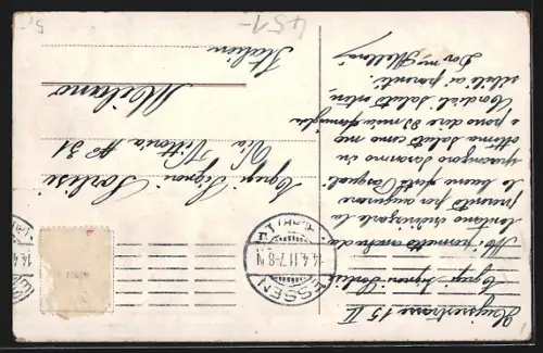 AK Essen a. d. Ruhr, Kriegerdenkmal, Colosseum