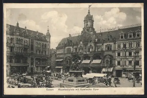 AK Essen, Kopstadtplatz, Komische Oper